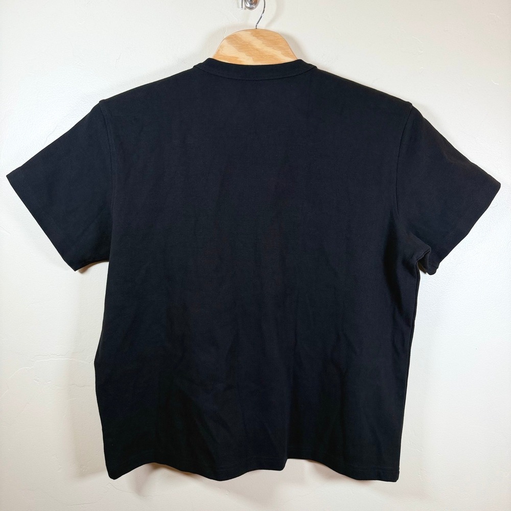 American Giant Men's Rib Tee 2XL Black Heavyweight Casual Workwear Classic NWOT - Picture 4 of 8